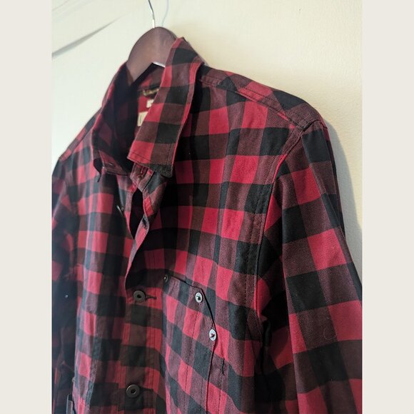FREEMANS SPORTING CLUB - Waxed cotton checked jacket - Sz M - Picture 2 of 8